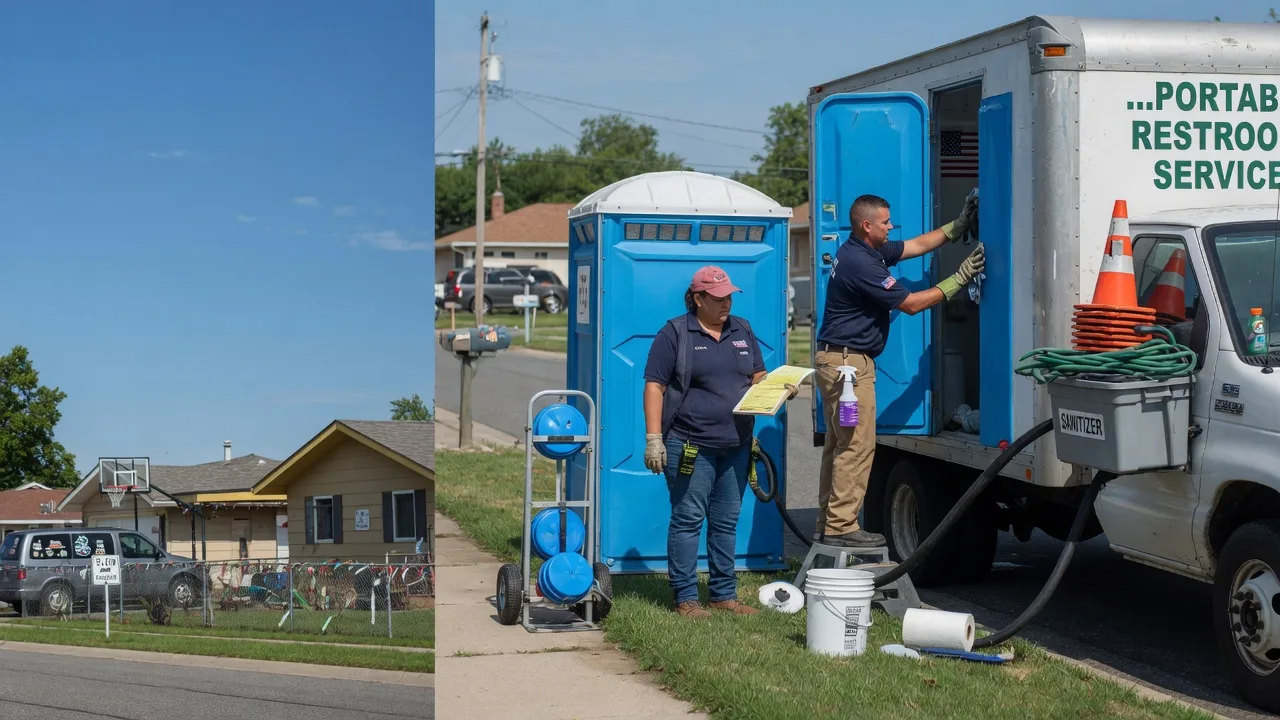 Portable Toilet Rental in Hooppole, IL near me